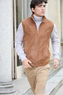 Men's Leather Vests