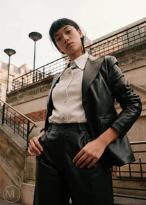Women's Leather Blazers